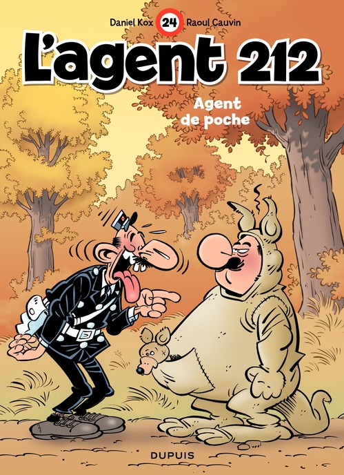 Couverture ebook de L'Agent 212 - Tome 24 - Agent de poche, de Raoul Cauvin, Daniel Kox