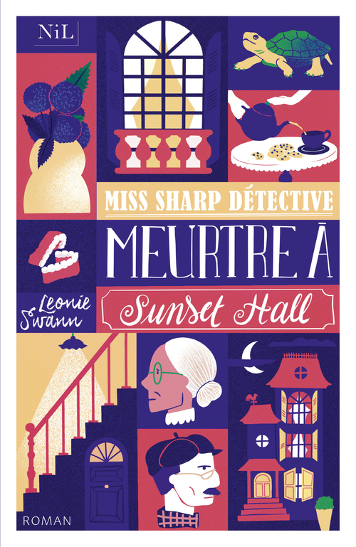 ebook cover of Miss Sharp détective - Meurtre à Sunset Hall, by Leonie Swann