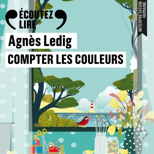 audiobook cover of Compter les couleurs, by Agnès Ledig