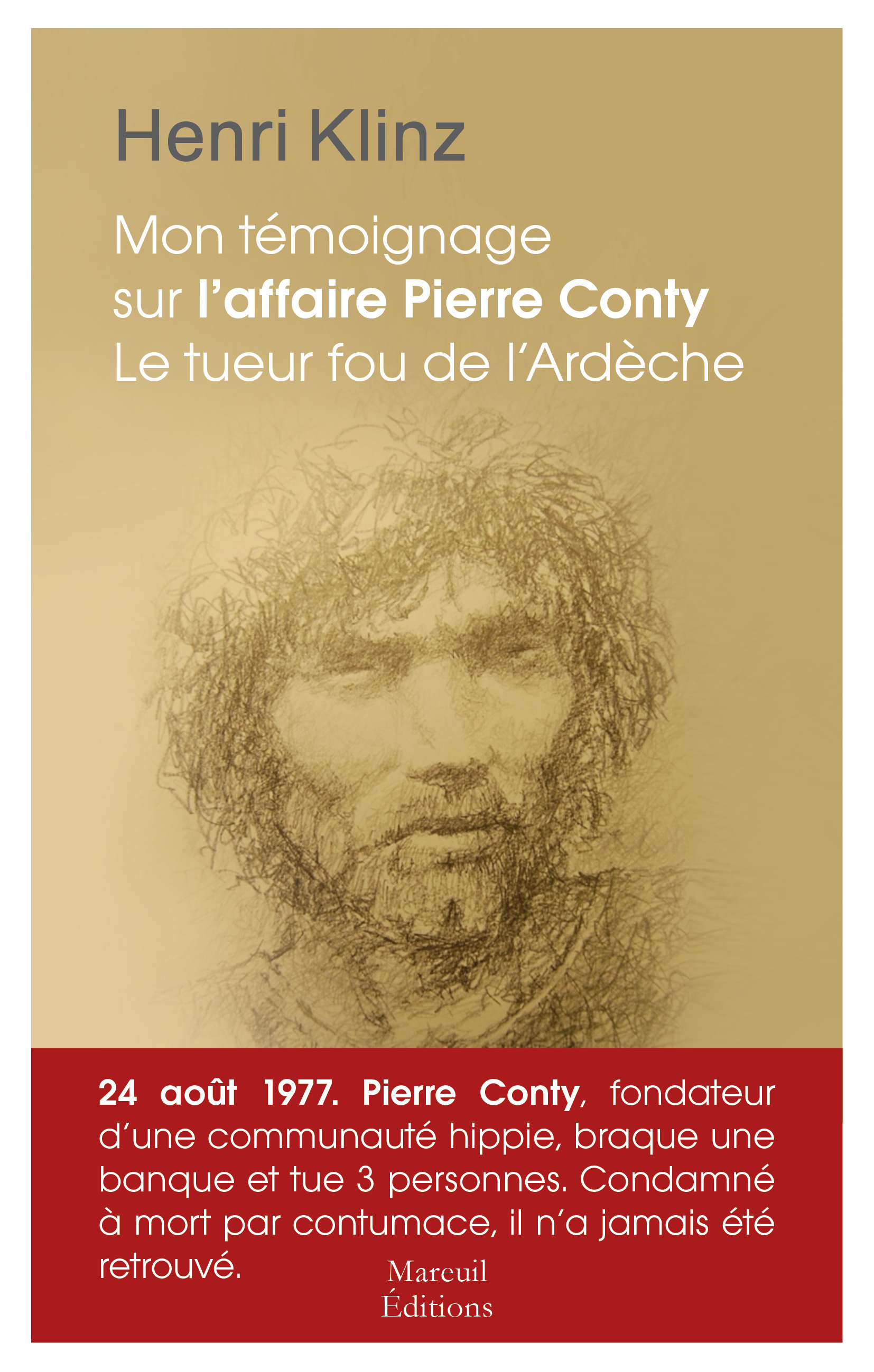 ebook cover of Mon témoignage sur l'affaire Pierre Conty, by Henri Klinz