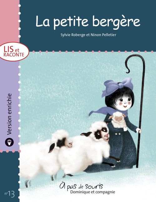 Couverture ebook de La petite bergère - version enrichie, de Sylvie Roberge
