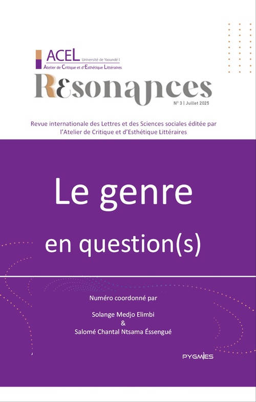 Couverture ebook de Résonances Vol. 3, de Solange Medjo Elimbi