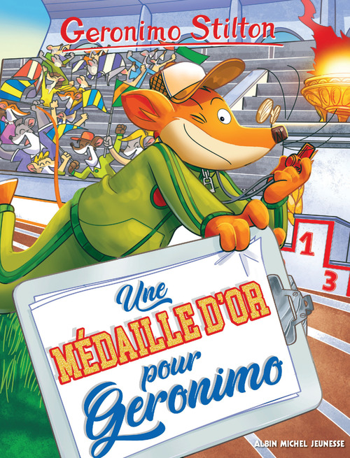 Couverture ebook de Une médaille d'or pour Geronimo, de Geronimo Stilton