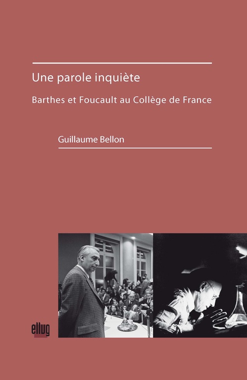 ebook cover of Une parole inquiète, by Guillaume Bellon