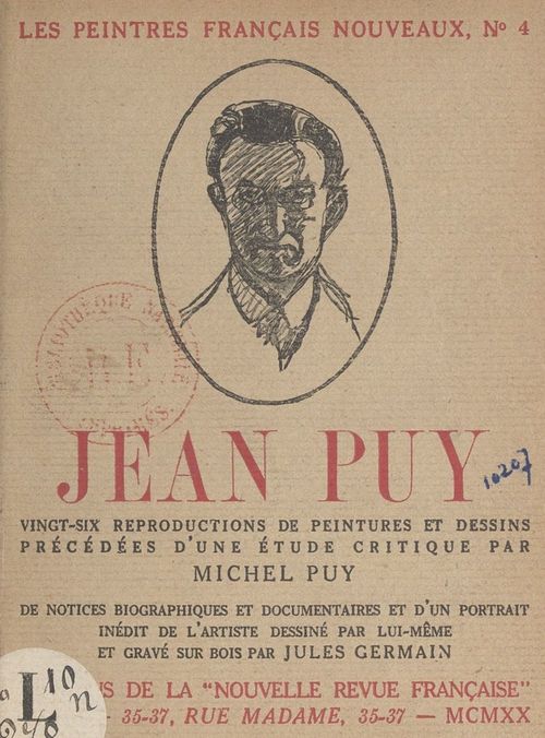 ebook cover of Jean Puy et son oeuvre, by Michel Puy
