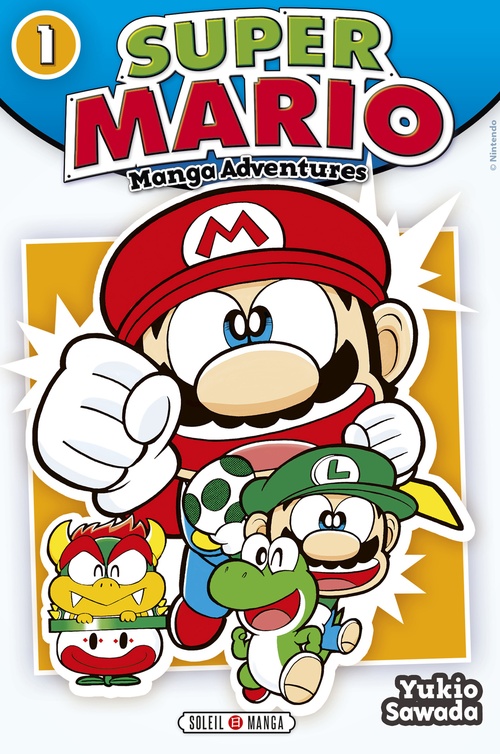 Couverture ebook de Super Mario Manga Adventures T01, de Yukio Sawada