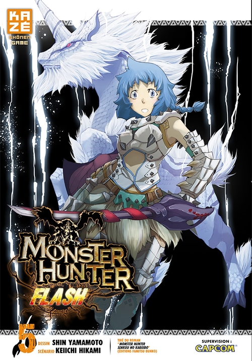 Couverture ebook de Monster Hunter Flash T05, de Shin Yamamoto