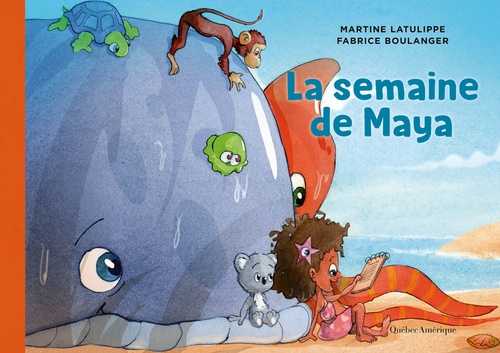 Couverture ebook de Les mondes de Maya 3 - La semaine de Maya, de Martine Latulippe
