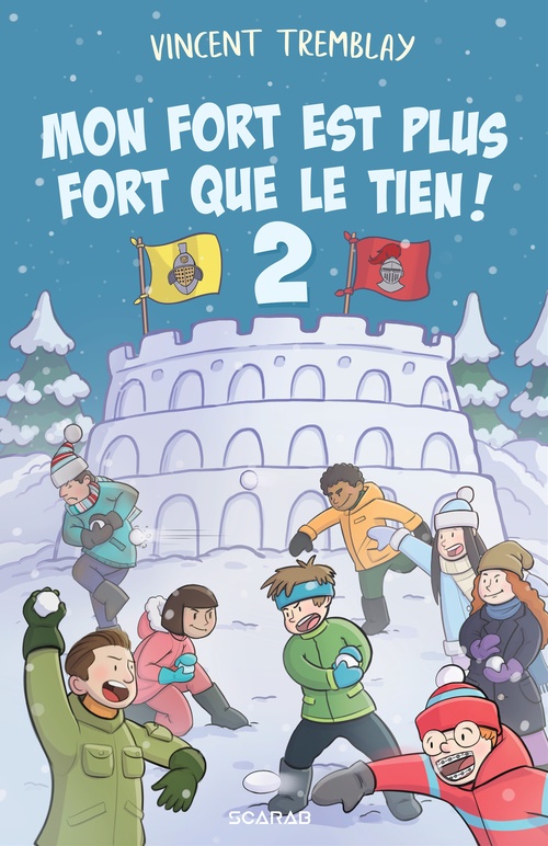 Couverture ebook de Mon fort est plus fort que le tien ! - Tome 2, de Vincent Tremblay