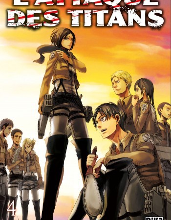 ebook cover of L'Attaque des Titans T04, by Hajime Isayama