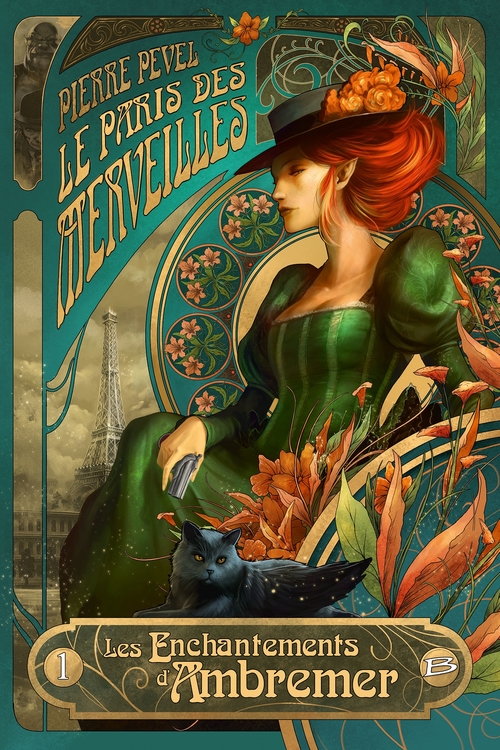 Couverture ebook de Le Paris des merveilles, T1 : Les Enchantements d'Ambremer, de Pierre Pevel