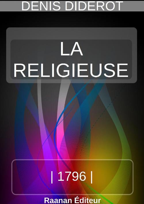 ebook cover of LA RELIGIEUSE, by Denis Diderot