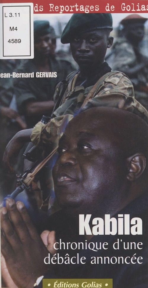 Couverture ebook de Kabila : chronique d'une débâcle annoncée, de Collectif