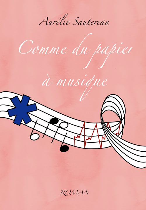 Couverture ebook de Comme du papier  à musique, de Aurélie Sautereau