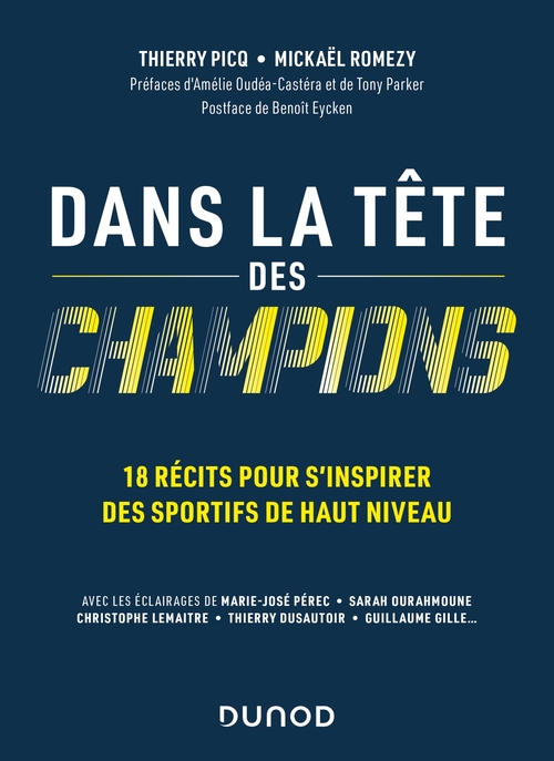 ebook cover of Dans la tête des champions, by Thierry Picq, Mickaël Romezy
