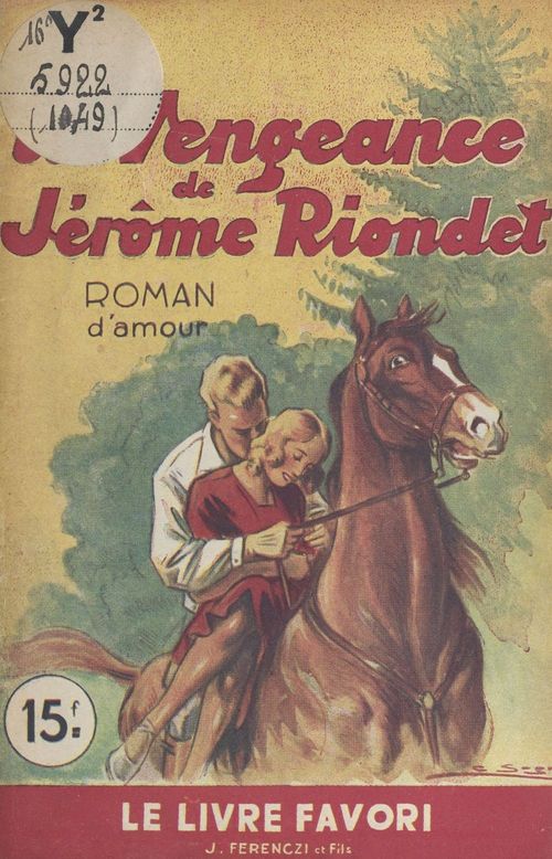 ebook cover of La vengeance de Jérôme Riondet, by France Noel