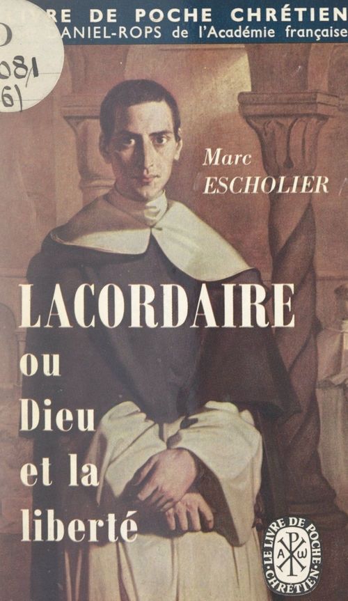 Couverture ebook de Lacordaire, de Marc Escholier