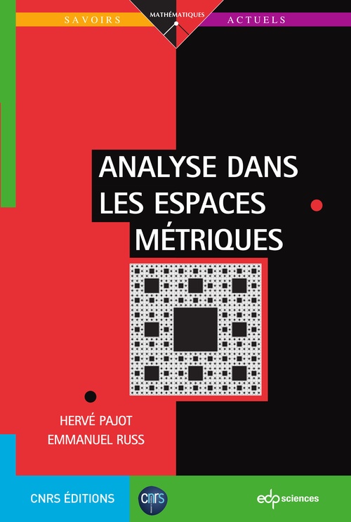 Couverture ebook de Analyse dans les espaces métriques, de Herve Pajot, Emmanuel Russ