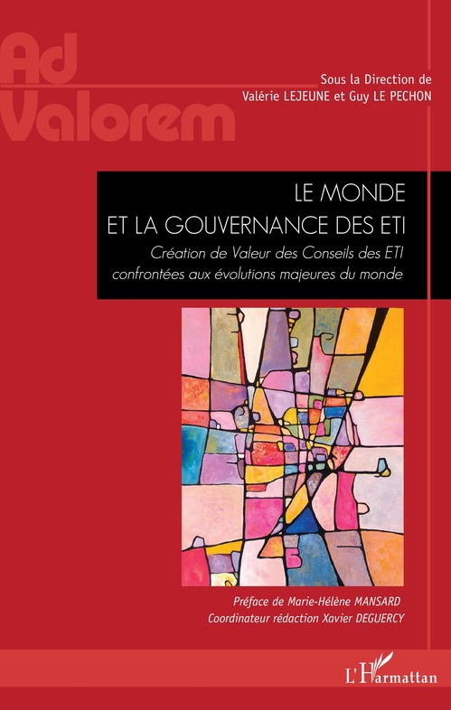 Couverture ebook de Le monde et la gouvernance des ETI, de Lejeune/Le Pechon