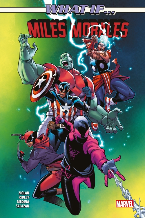 ebook cover of Miles Morales : What If...?, by Cody Ziglar, John Ridley