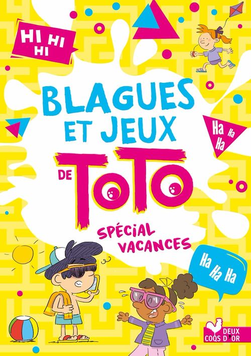 Couverture ebook de Blagues et jeux de Toto spécial vacances, de Collectif
