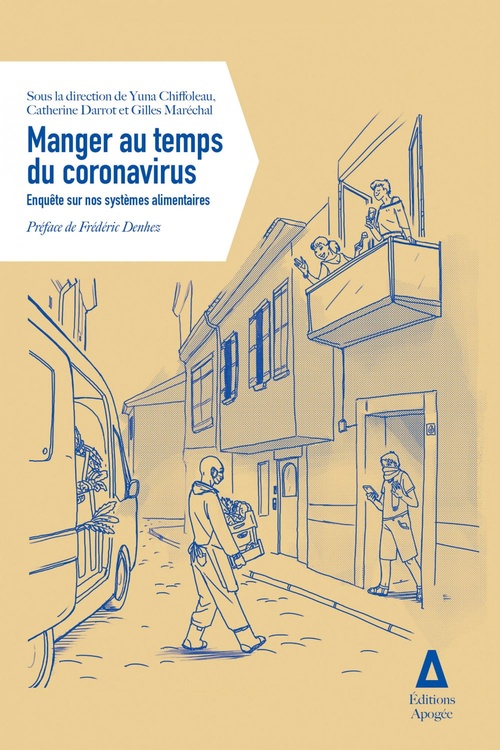 Couverture ebook de Manger au temps du coronavirus, de Chiffoleau Yuna, Catherine Darrot, Gilles Maréchal