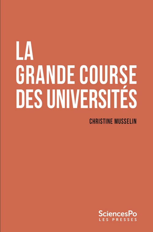 Couverture ebook de La Grande course des universités, de Christine Musselin