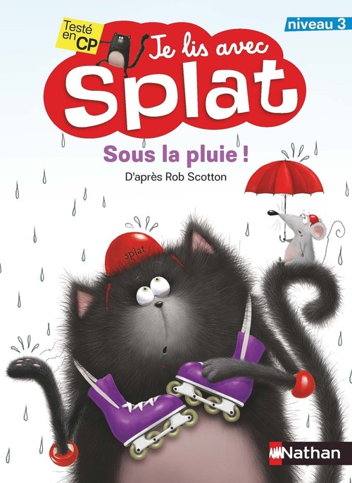 ebook cover of Splat - Sous la pluie !, by Rob Scotton