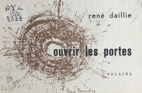 ebook cover of Ouvrir les portes, by Rene Daillie