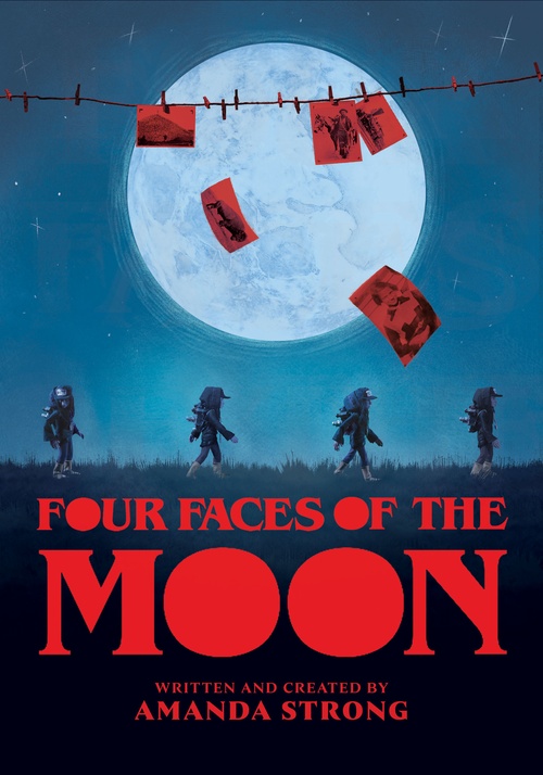 Couverture ebook de Four Faces of the Moon, de Amanda Strong