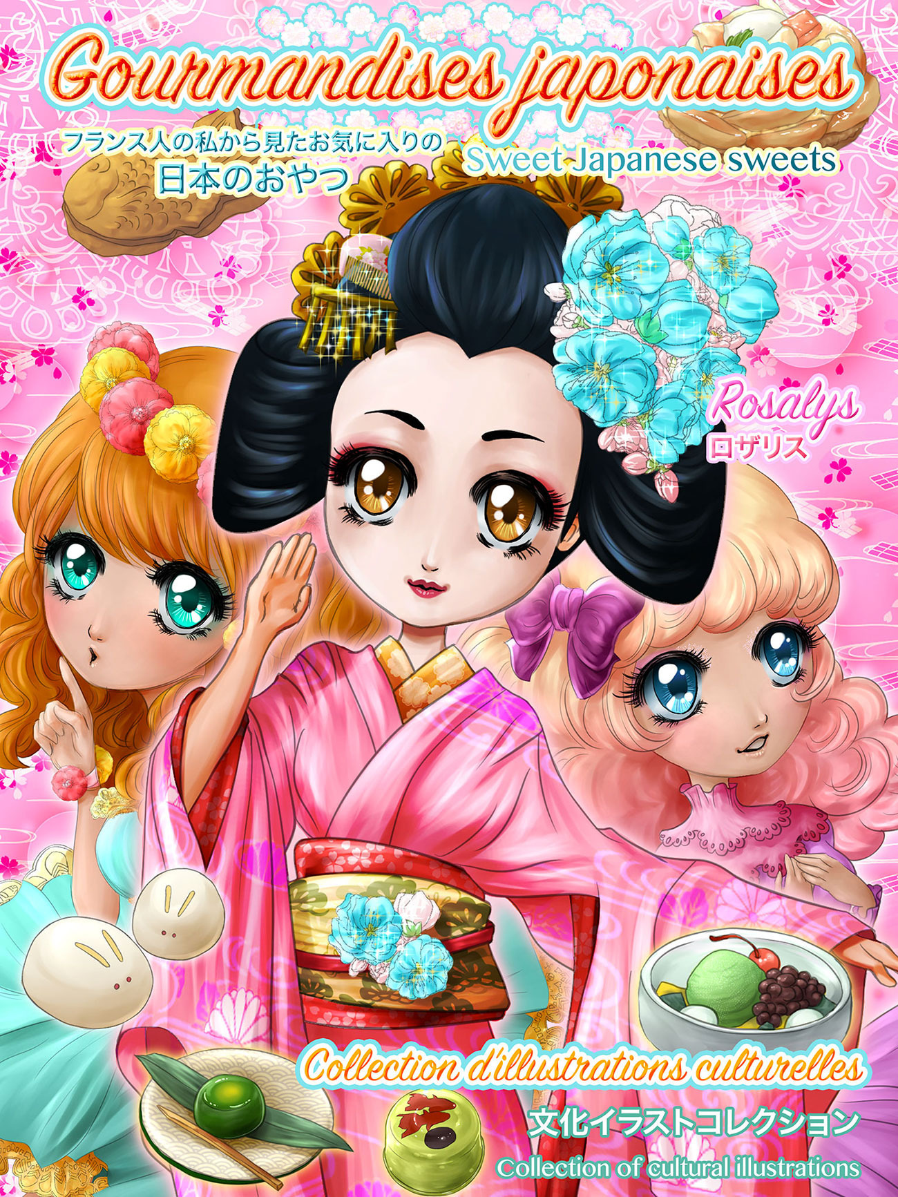 Couverture ebook de Gourmandises japonaises, de Rosalys
