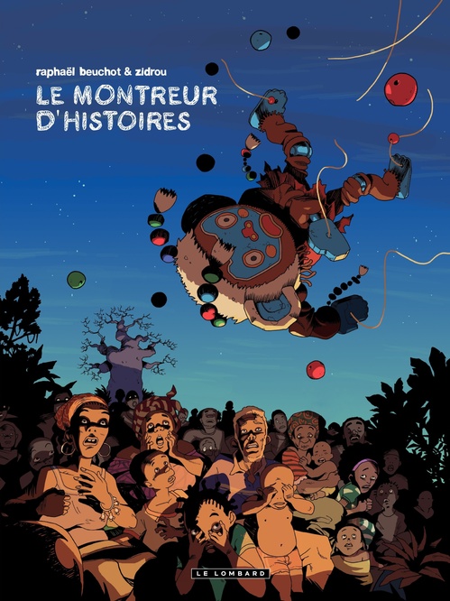 ebook cover of Le montreur d'histoires, by Raphaël Beuchot, Zidrou
