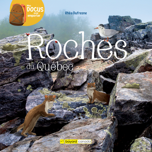 Couverture ebook de Roches du Québec, de Rhéa Dufresne