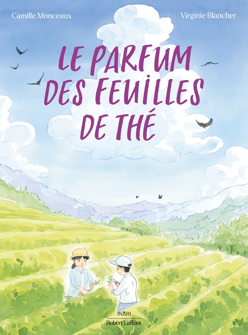 Couverture ebook de Le Parfum des feuilles de thé, de Camille Monceaux