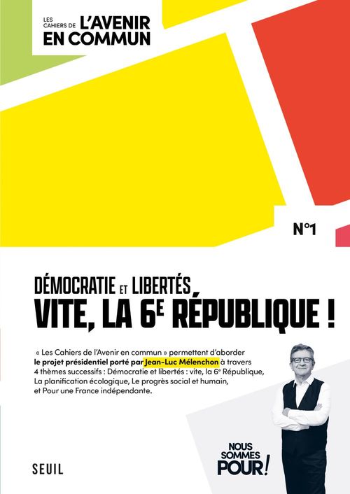 Couverture ebook de Les Cahiers de l'Avenir en commun N°1, de Jean-Luc Mélenchon