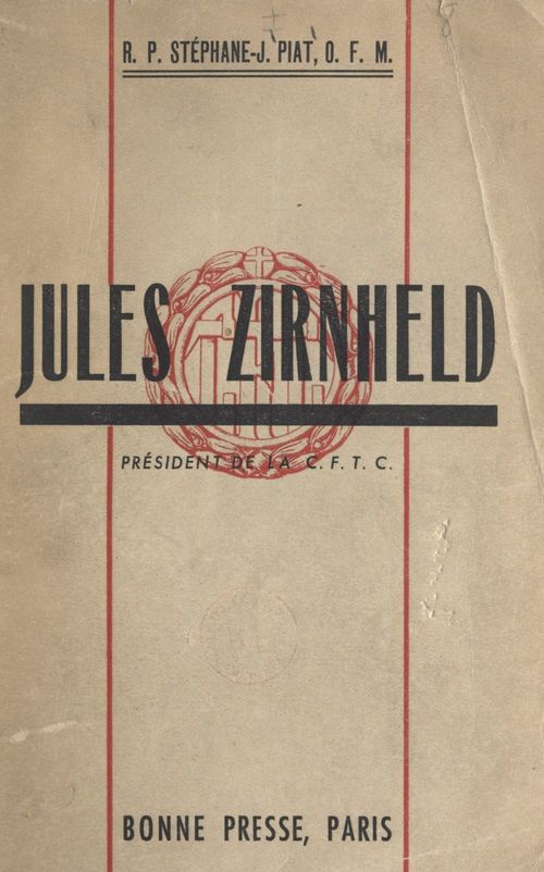ebook cover of Jules Zirnheld, by Stephane-Joseph Piat