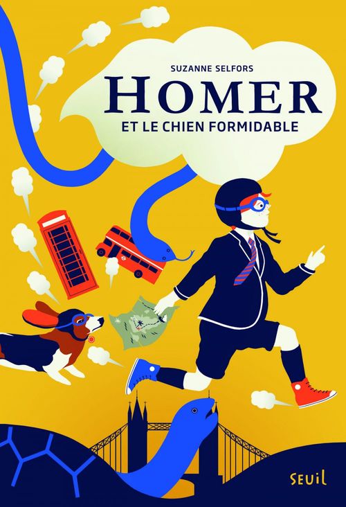 Couverture ebook de Homer et le chien formidable. Homer, tome 1, de Suzanne Selfors