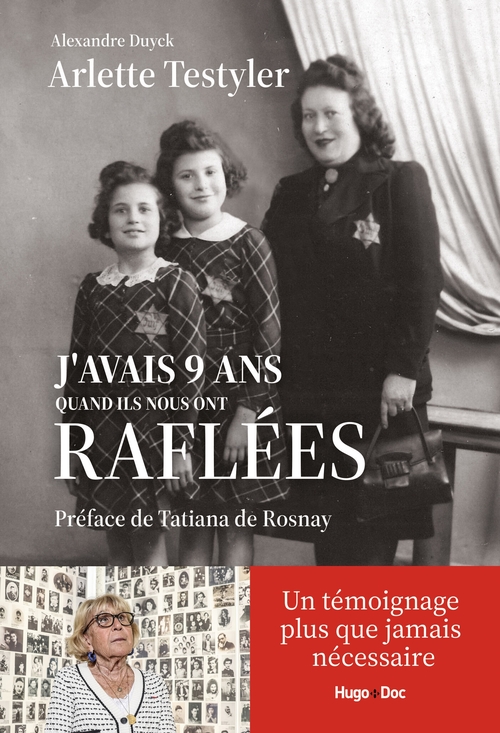 ebook cover of J'avais 9 ans quand ils nous ont raflés, by Alexandre Duyck, Arlette Testyler