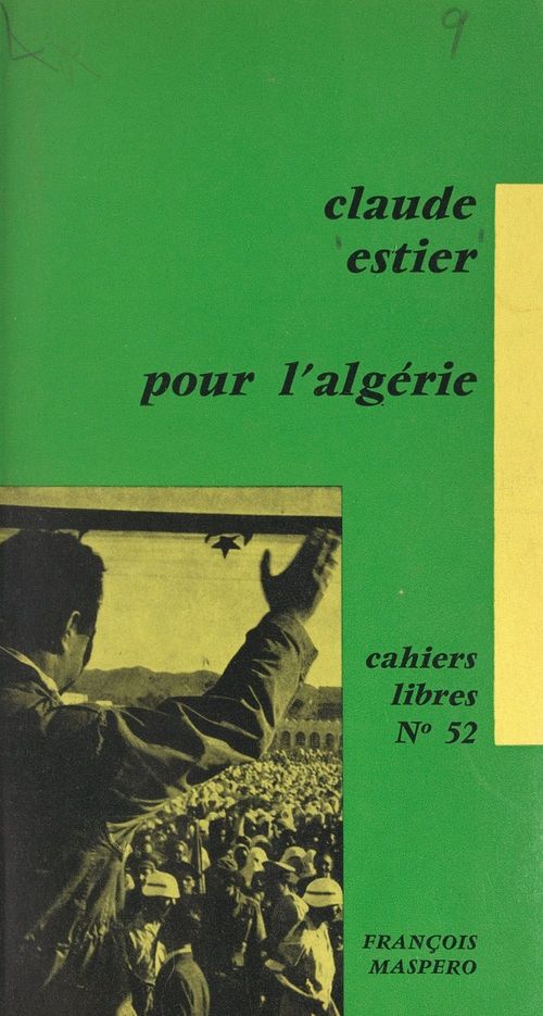 ebook cover of Pour l'Algérie, by Claude Estier