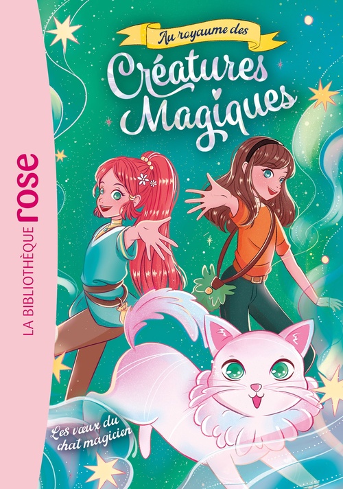 ebook cover of Au royaume des créatures magiques 05 - Les voeux du chat magicien, by Catherine Kalengula, Ariadna Oliver