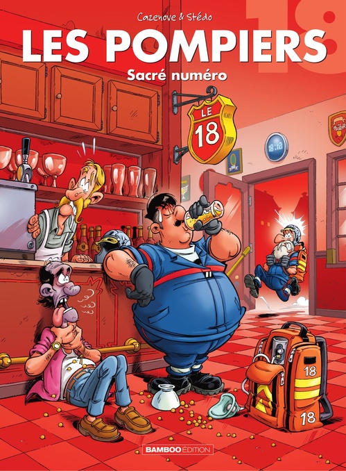 ebook cover of Les Pompiers - Tome 18, by Christophe Cazenove, Stédo