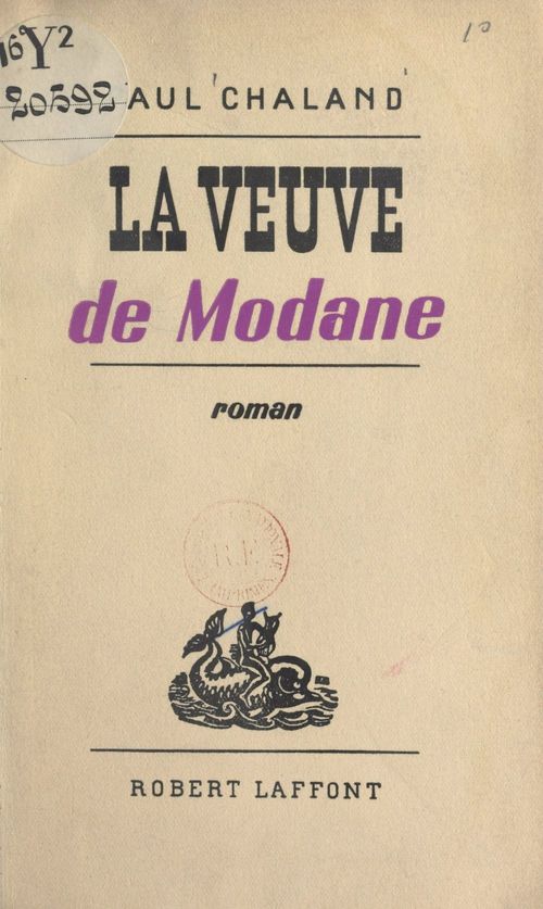 Couverture ebook de La veuve de Modane, de Paul Chaland