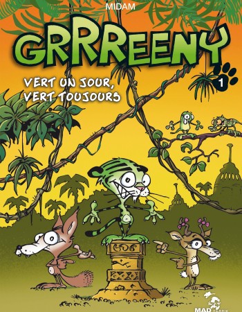 Couverture ebook de Grrreeny - Tome 01, de Midam