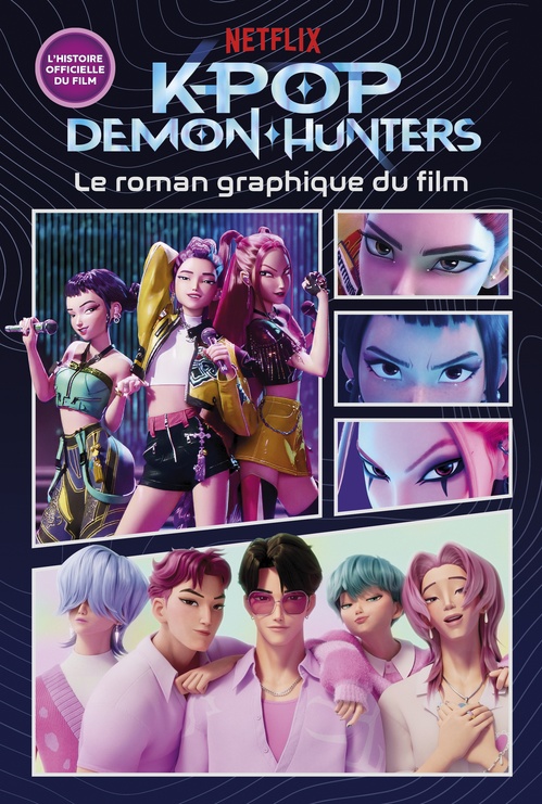 ebook cover of KPop Demon Hunters - Le roman graphique du film - Officiel, by