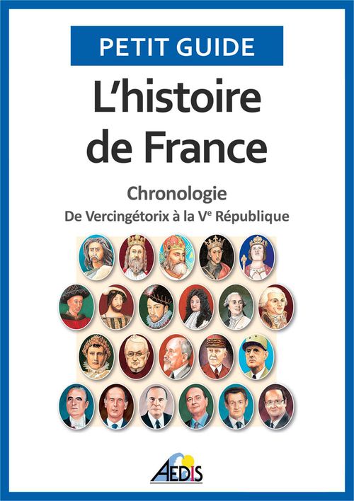 Couverture ebook de L'histoire de France, de Collectif