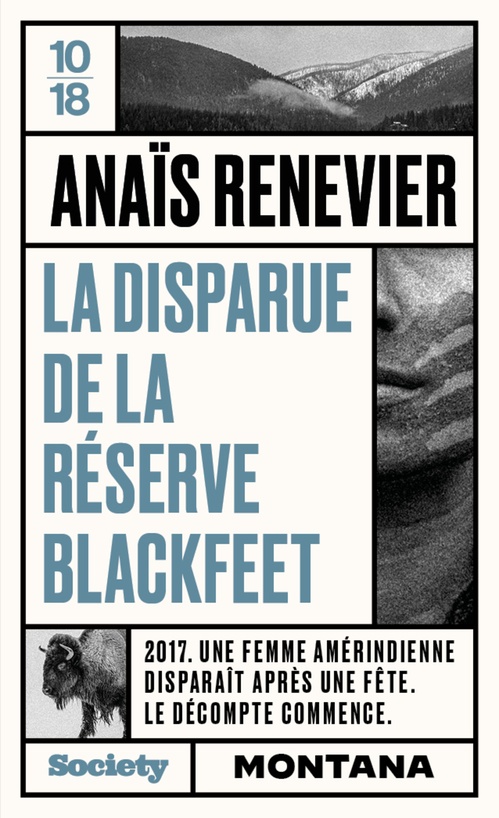 Couverture ebook de La disparue de la réserve Blackfeet, de Anaïs Renevier