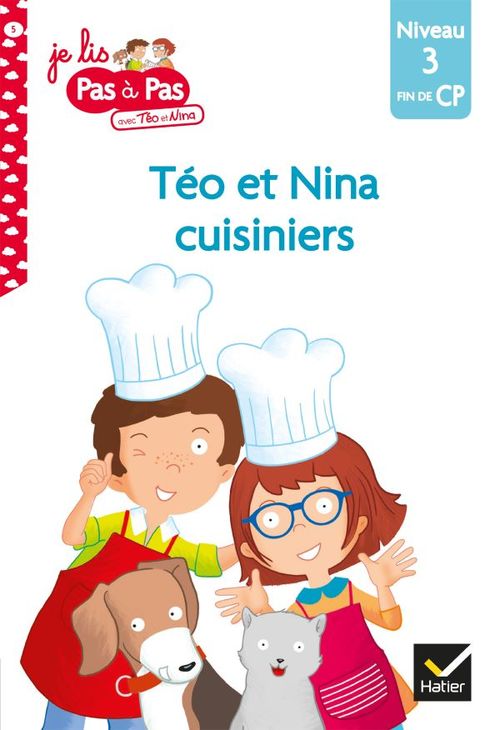 ebook cover of Téo et Nina CP Niveau 3 - Téo et Nina cuisiniers, by Isabelle Chavigny, Marie-Hélène Van Tilbeurgh