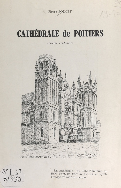 ebook cover of Cathédrale de Poitiers, by Pierre Forget