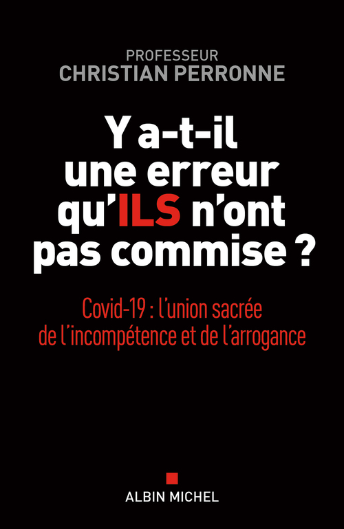 Couverture ebook de Y a-t-il une erreur qu'ils n'ont pas commise ?, de Christian Perronne