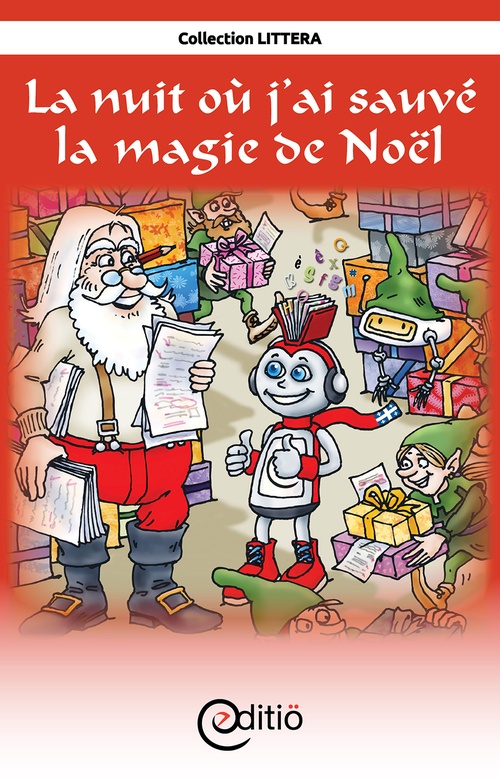 Couverture ebook de La nuit où j'ai sauvé la magie de Noël, de Collectif
